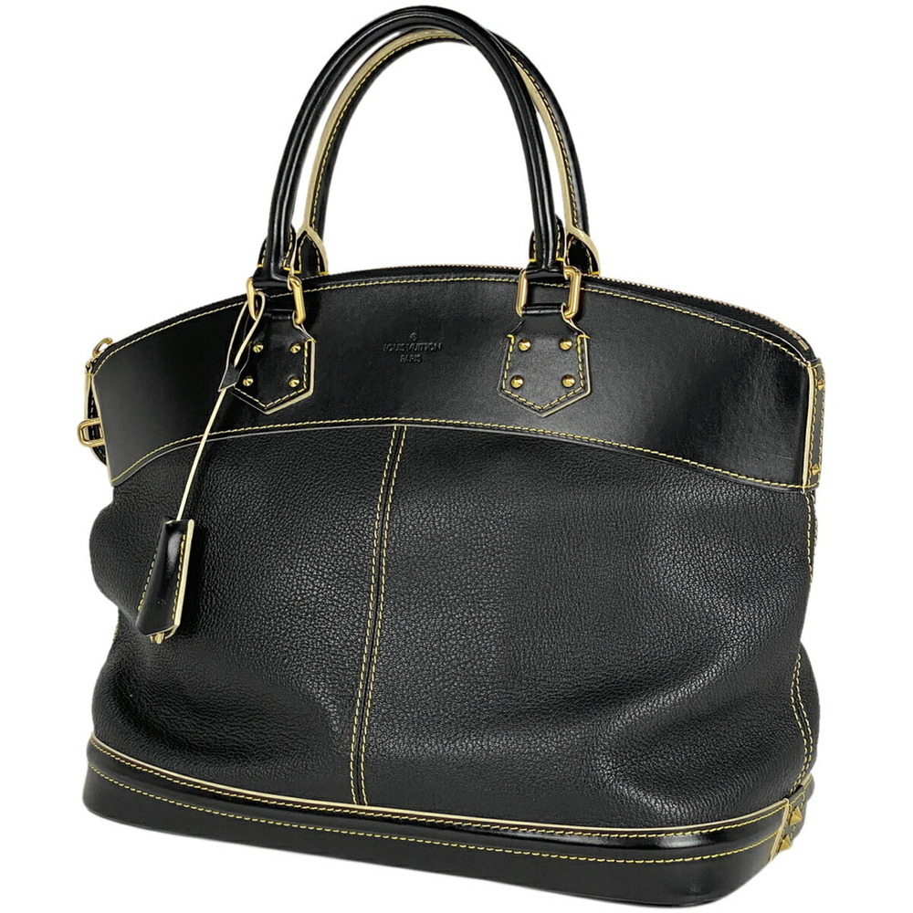 Louis Vuitton Lockit Handbag Suhali Noir Black
